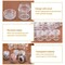 30 PCS Clear Plastic Bead Storage Containers - Storage Jars Diamond Painting Accessory Box Transparent Bottles with Lid for DIY Diamond, Nail and Other Small Items (1.15 x 1 Inch)